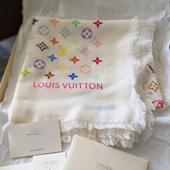 Louis Vuitton Multi Color Shawl - NEW - Picture 3 of 13